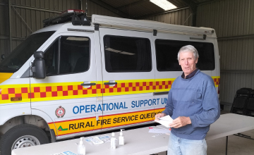 Advising The Rural Fire Service In Gin Gin With An Led Light Upgrade For Their Shed